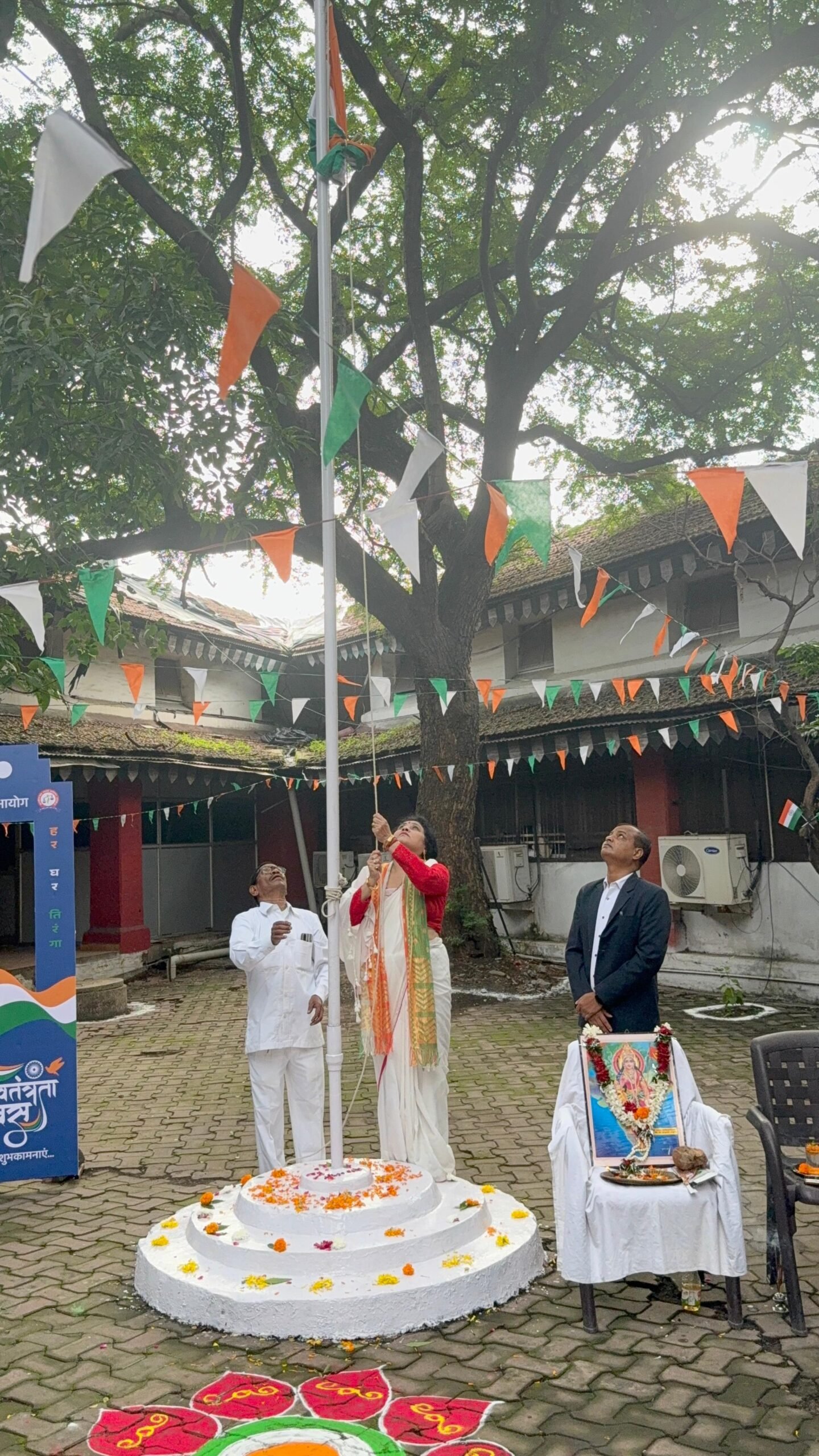 स्वतंत्रता दिवस पर महिला आयोग अध्यक्ष ममता साहू ने विद्यार्थियों को किया प्रेरित
