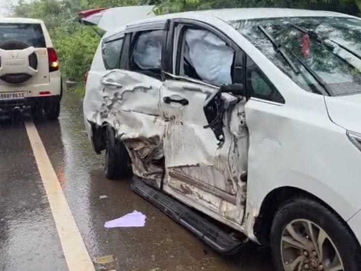 मंत्री केदार कश्यप के काफिले से साथ सड़क हादसा, NH 30 पर काफिले को मारी स्कार्पियो ने टक्कर