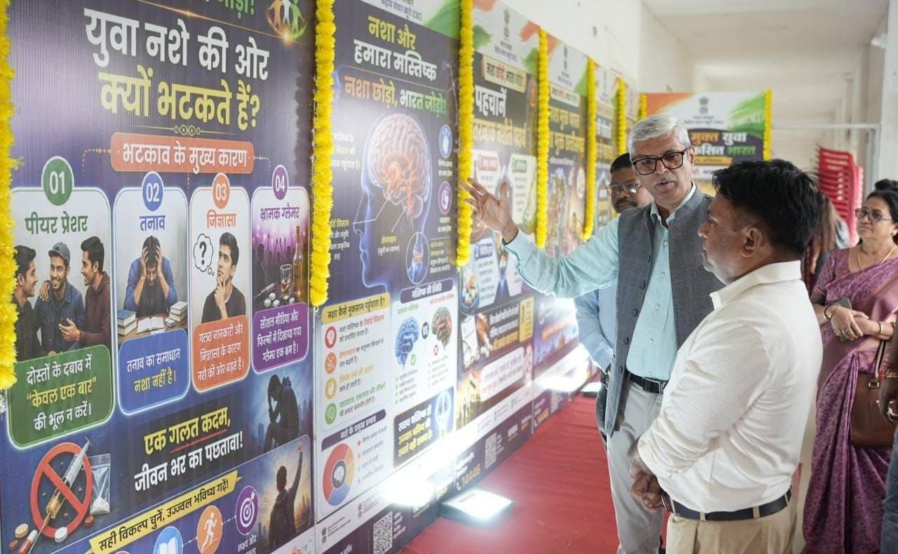 धमतरी में युवाओं ने लिया नशामुक्ति और स्वस्थ जीवन का संकल्प