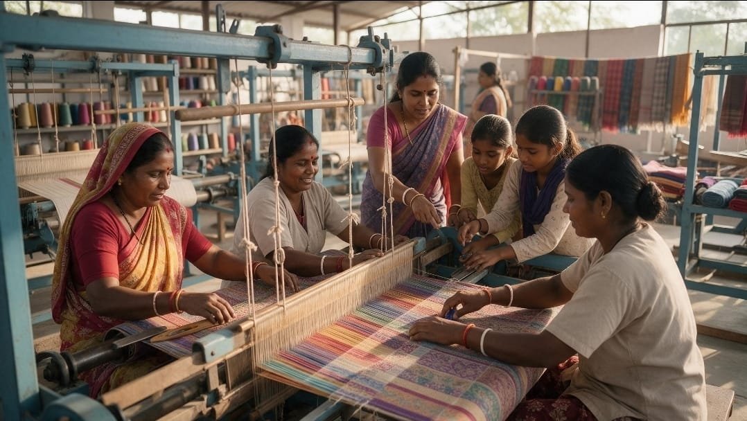 घोलेंग में हुनर को नई उड़ान, टेक्सटाइल प्रशिक्षण से रोजगार के अवसर बढ़े
