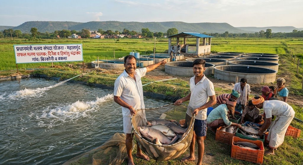 महासमुंद में किसानों की बदली किस्मत, मछली पालन बना कमाई का नया जरिया