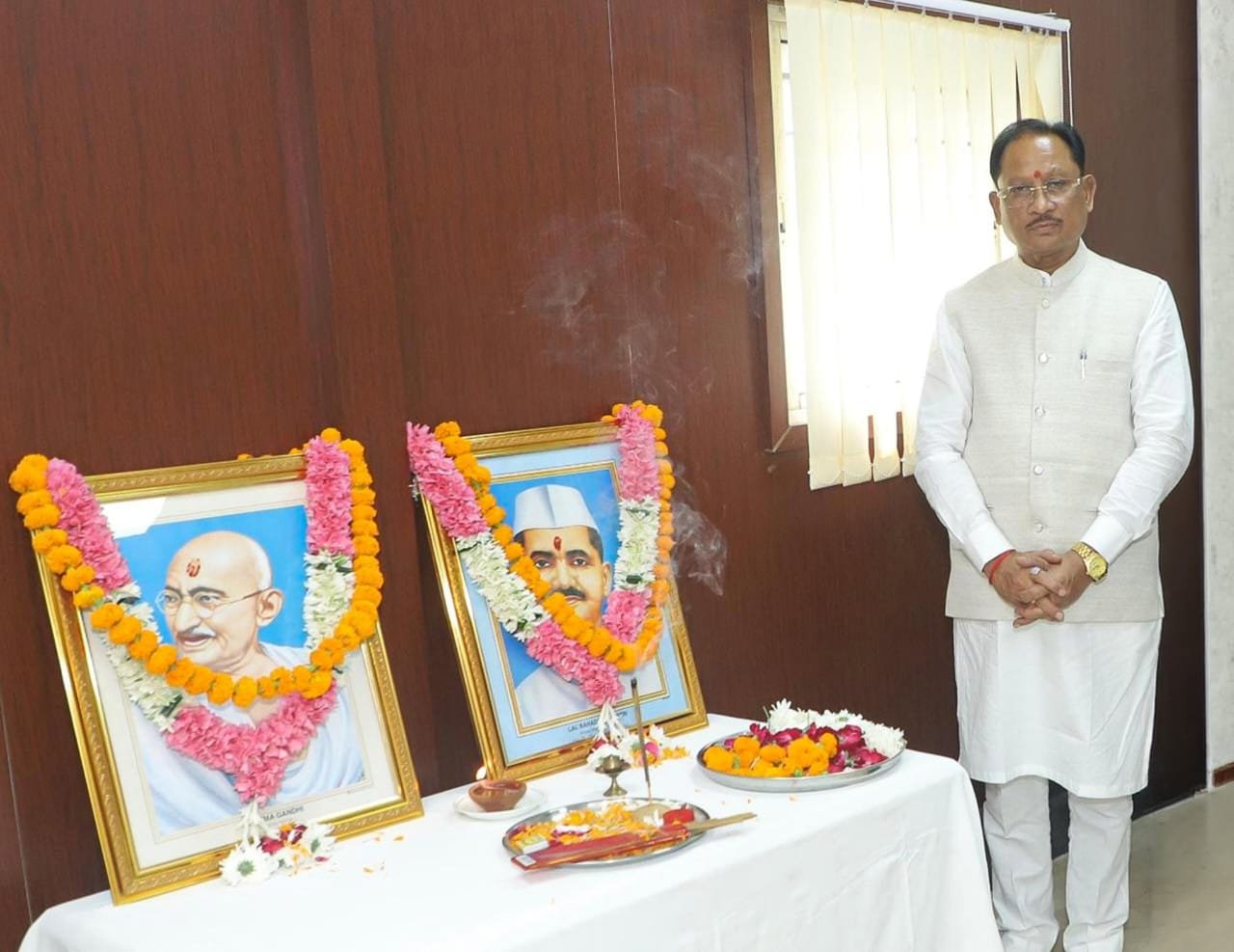 गांधी-शास्त्री जयंती पर CM साय ने दिया राष्ट्रसेवा का संदेश