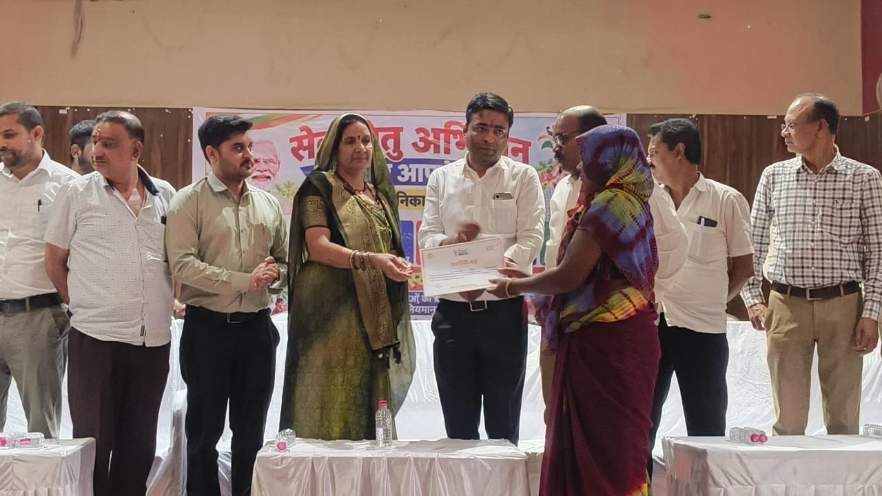 जीपीएम में प्रशासन आपके द्वार, सेवा सेतु शिविर में 95 प्रतिशत समाधान