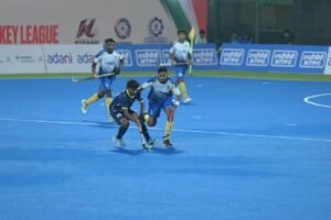 IMG-20261027-WA0039-300x200 छत्तीसगढ़ हॉकी लीग में रोमांचक मुकाबला, न्यायधानी नाइट्स और चक्रधर चैंपियंस 4-4 से बराबर