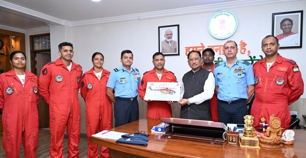 राज्योत्सव में 2 नवंबर को नवा रायपुर के आसमान में दिखेगा सारंग एयर शो का रोमांच